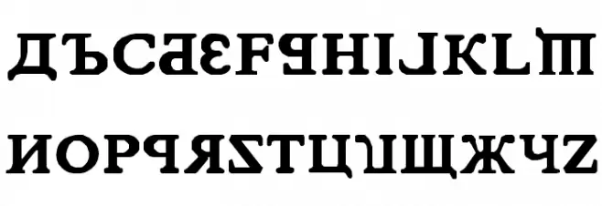 Kremlin Comrade フォント 大文字