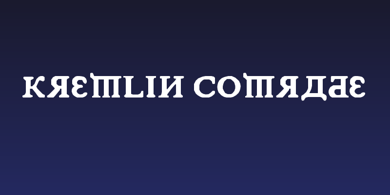 Kremlin Comrade Social Header