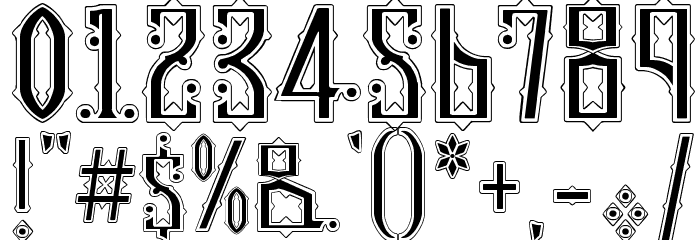 Kremlin Czar Font OTHER CHARS