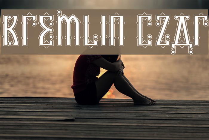 Kremlin Czar Font examples