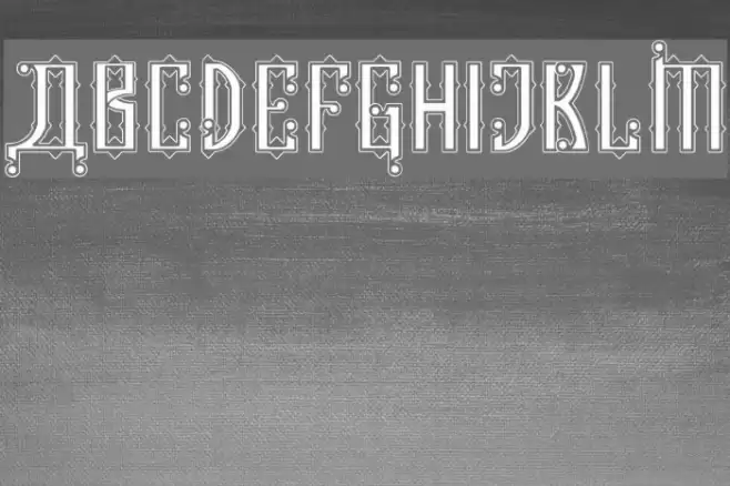 Kremlin Czar Font examples