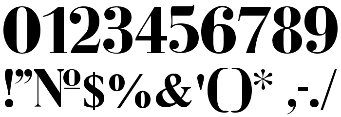 Kremlin Duma Bold Font OTHER CHARS