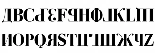 Kremlin Duma Bold フォント 大文字