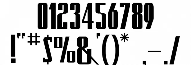 Kremlin Emperor Bold Font OTHER CHARS