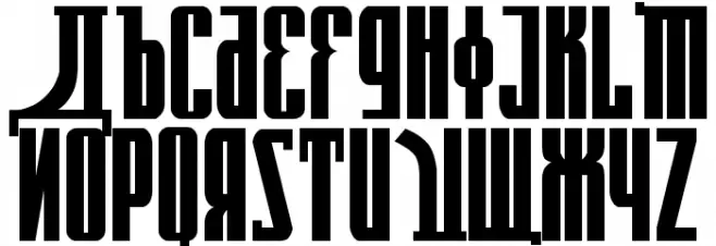 Kremlin Emperor Bold Schriftart Groß