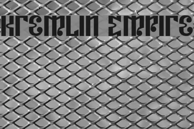 Kremlin Empire Font examples