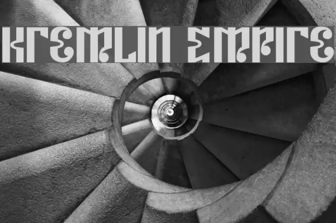 Kremlin Empire Font examples