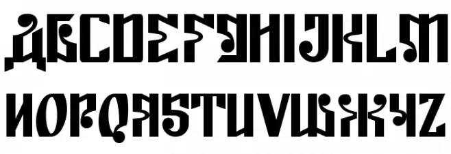 Kremlin Empire 字体 大写