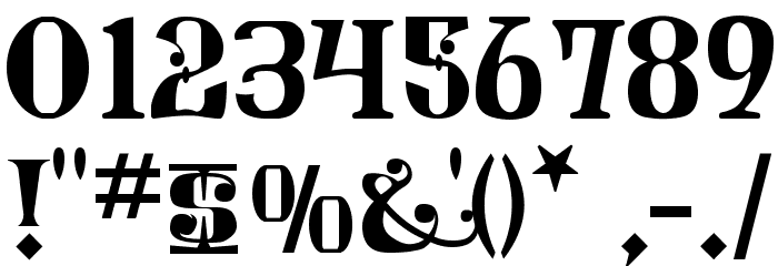 Kremlin Grand Duke Font OTHER CHARS