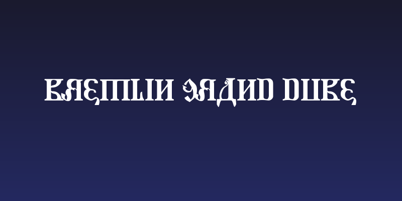 Kremlin Grand Duke Social Header