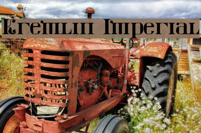 Kremlin Imperial Font examples