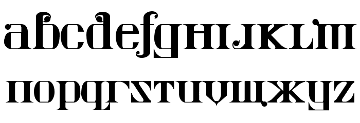 Kremlin Imperial Font LOWERCASE