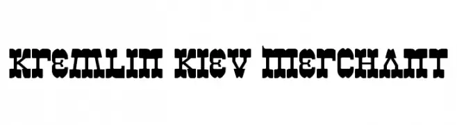 Kremlin Kiev Merchant  नि: शुल्क फ़ॉन्ट्स डाउनलोड