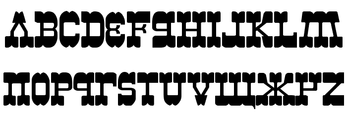 Kremlin Kiev Merchant Font LOWERCASE