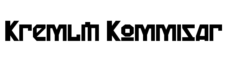 Kremlin Kommisar  Frei Schriftart Herunterladen