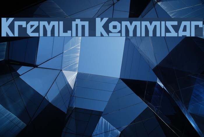 Kremlin Kommisar Font examples