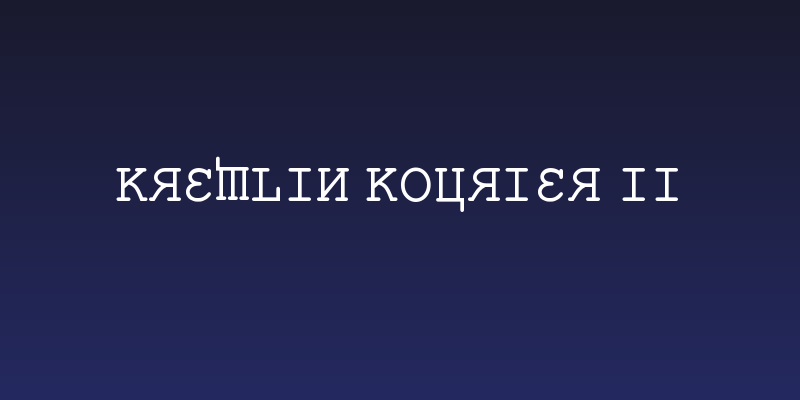 Kremlin Kourier II Social Header