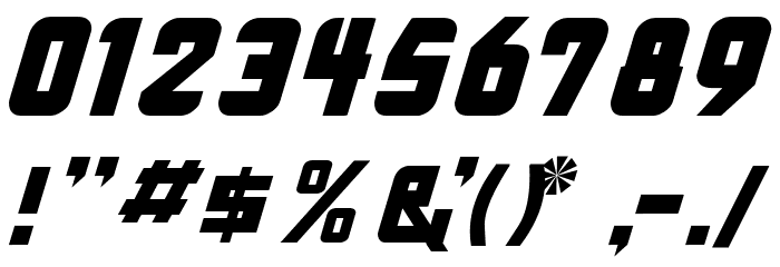 Kremlin Menshevik Bold Italic Font OTHER CHARS