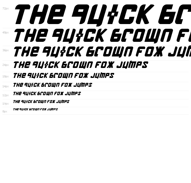 Kremlin Menshevik Bold Italic Waterfall