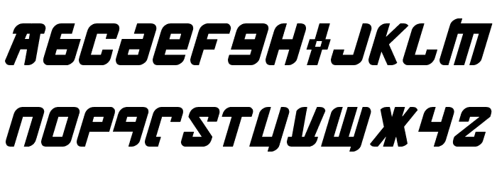 Kremlin Menshevik Bold Italic Font LOWERCASE