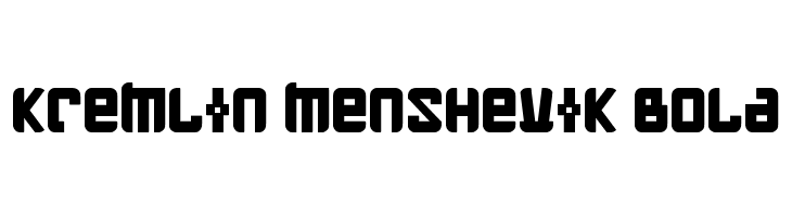 Kremlin Menshevik Bold  Frei Schriftart Herunterladen