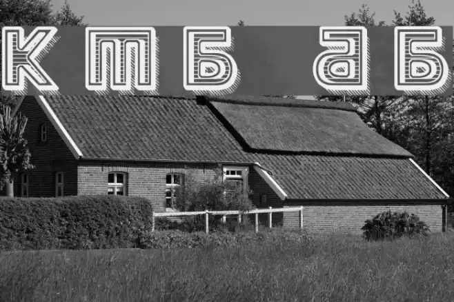 Kremlin Minister Black 3D Bold Font examples