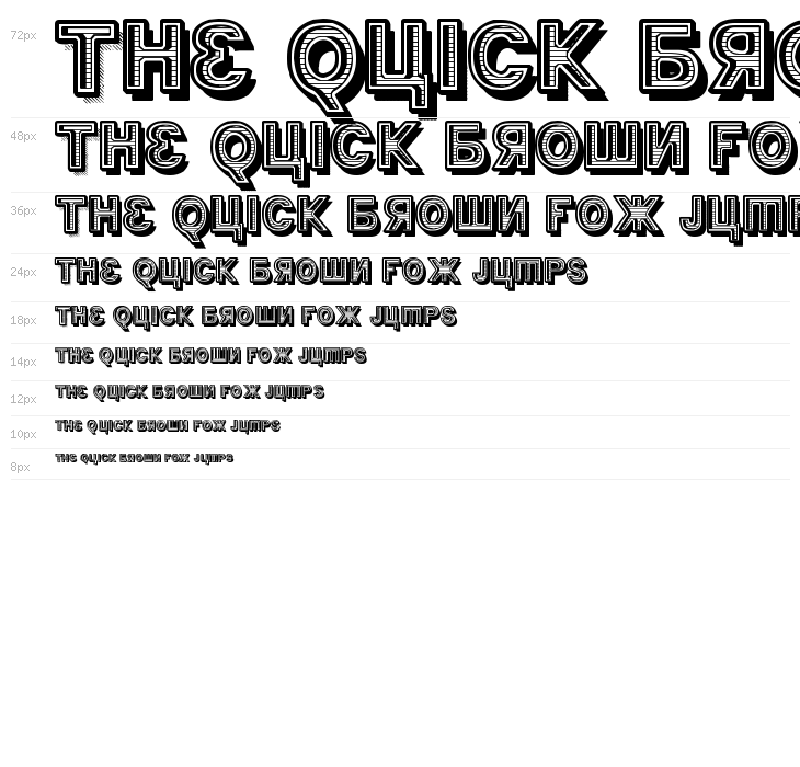 Kremlin Minister Black 3D Bold Waterfall