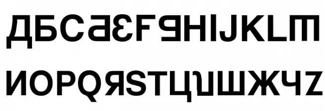 Kremlin Minister Bold Fonte MAIÚSCULAS