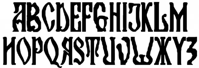 Kremlin Orthodox Church Schriftart Groß