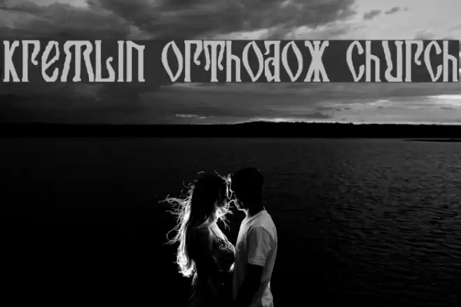 Kremlin Orthodox Church Font examples