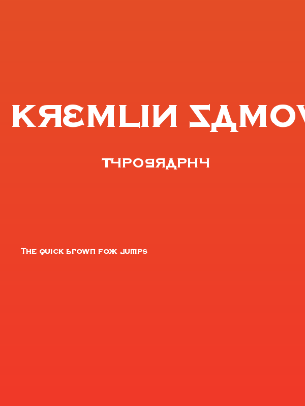 Kremlin Samovar Extra Bold Poster