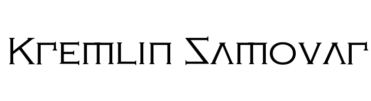 Kremlin Samovar Font