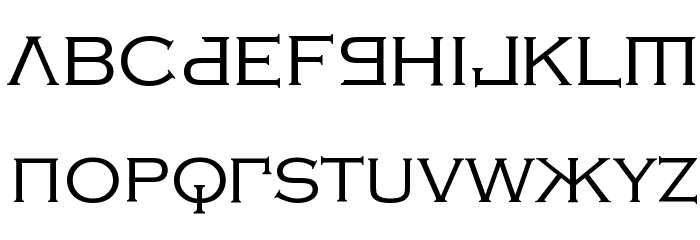 Kremlin Samovar Font LOWERCASE