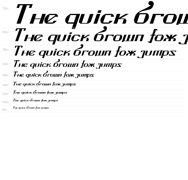 Kremlin Soviet Italic Waterfall