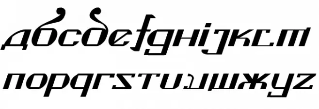 Kremlin Soviet Italic Fuentes MINÚSCULAS