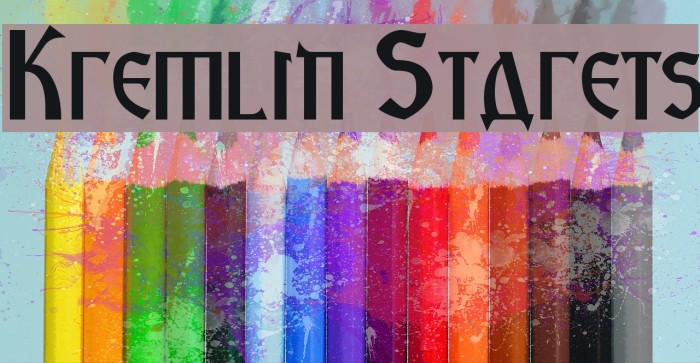 Kremlin Starets Font examples