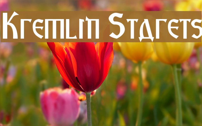 Kremlin Starets Font examples