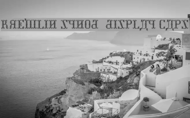 Kremlin Synod [Display Caps] Font examples