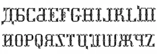Kremlin Synod [Display Caps] Caratteri MAIUSCOLE
