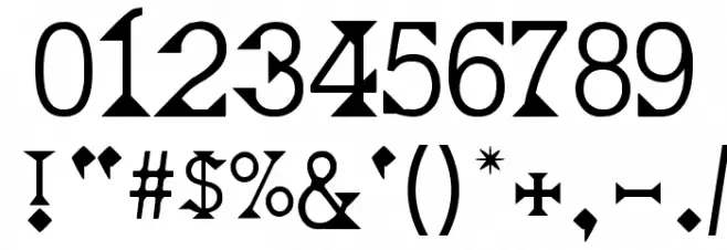 Kremlin Font OTHER CHARS