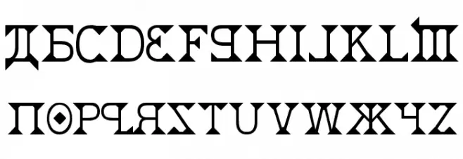 Kremlin 字体 大写