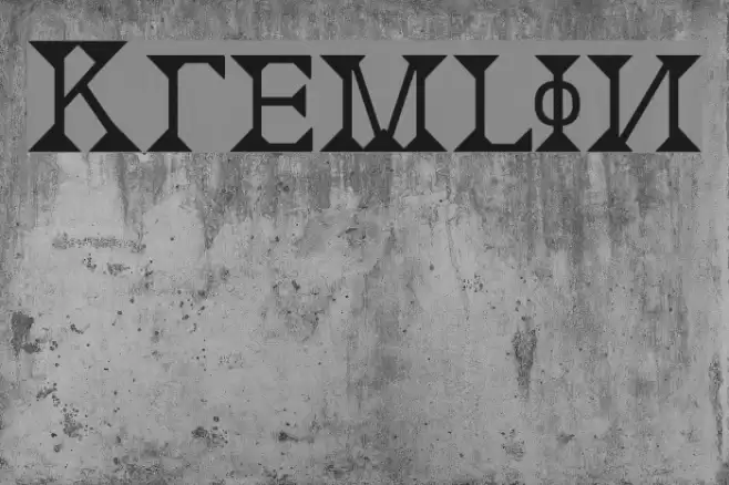 Kremlin Font examples