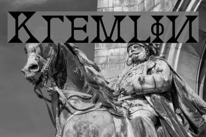Kremlin Font examples