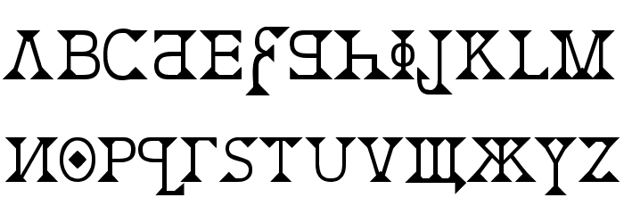 Kremlin Font LOWERCASE
