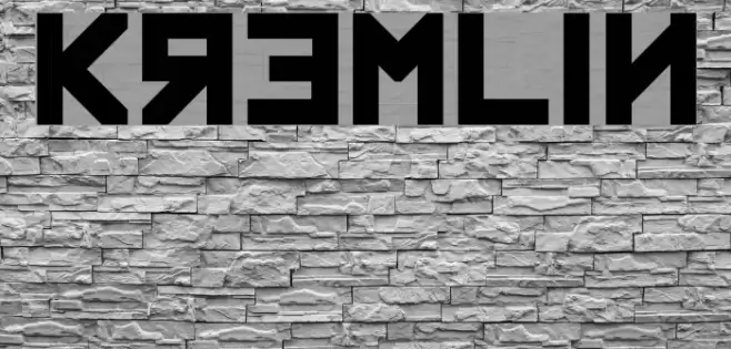 Kremlin Schriftart examples