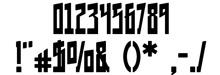 Kremlinology Font OTHER CHARS