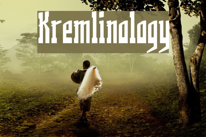Kremlinology Font examples