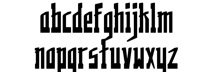 Kremlinology Font LOWERCASE