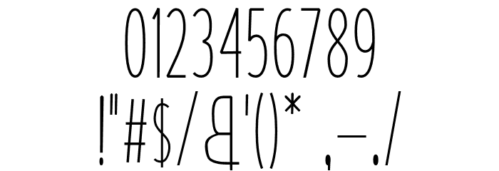 KrempengSans Font OTHER CHARS