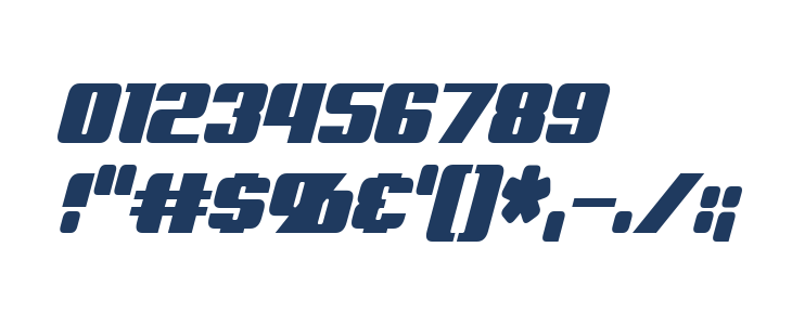 Kreon Condensed Italic Other Characters